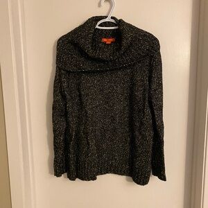 Black Cowl Neck Sweater